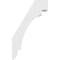 Ekena Millwork 3"W x 6"D x 10"H Standard Aspen Architectural Grade PVC Knee Brace BRCP03X06X10ASP - alternate 2